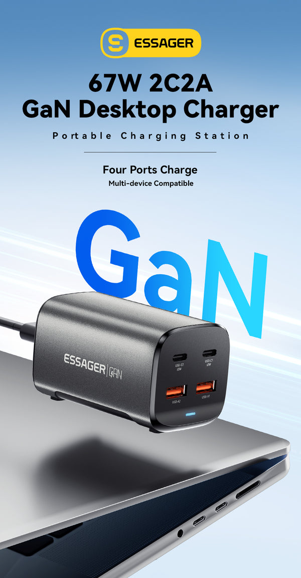 Essager Jiyue 67W GaN Desktop fast charger