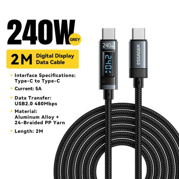 Essager Haochen C-C 240W fast charging cable