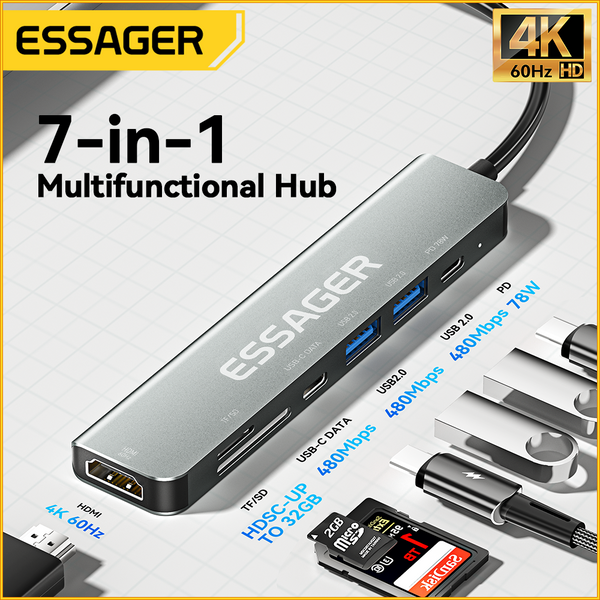 Essager 7 in 1 hub
